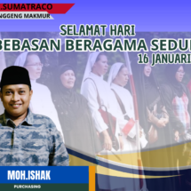Selamat Hari Kebebasan Beragama Sedunia, PT. Sumatraco Langgeng Makmur Tegaskan Komitmen Toleransi