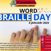PT Sumatraco Langgeng Abadi Dukung Penyebaran Pengetahuan Braille di Hari Braille Sedunia
