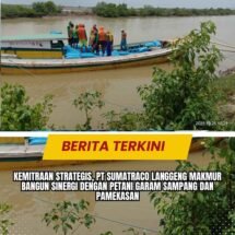 Kemitraan Strategis, PT Sumatraco Langgeng Makmur Bangun Sinergi dengan Petani Garam Sampang dan Pamekasan