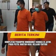 Komplotan Perampok Minimarket Beraksi di Jatim, Pakai Pistol Rakitan Hasil Belajar YouTube