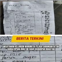 Wisatawan Keluhkan Warung di Telaga Sarangan Getok Harga Rp506 Ribu, ini Sikap Disbudpar Magetan