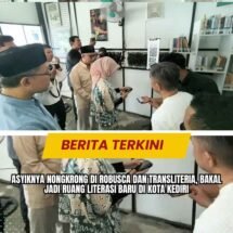 Asyiknya Nongkrong di Robusca dan TransLiteria, Bakal Jadi Ruang Literasi Baru di Kota Kediri