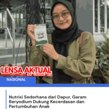 Nutrisi Sederhana dari Dapur, Garam Beryodium Dukung Kecerdasan dan Pertumbuhan Anak