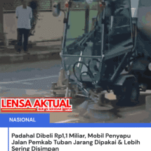 Padahal Dibeli Rp1,1 Miliar, Mobil Penyapu Jalan Pemkab Tuban Jarang Dipakai & Lebih Sering Disimpan
