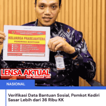 Verifikasi Data Bantuan Sosial, Pemkot Kediri Sasar Lebih dari 36 Ribu KK