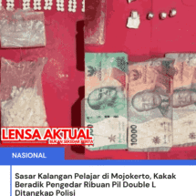 Sasar Kalangan Pelajar di Mojokerto, Kakak Beradik Pengedar Ribuan Pil Double L Ditangkap Polisi