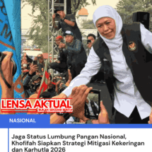 Jaga Status Lumbung Pangan Nasional, Khofifah Siapkan Strategi Mitigasi Kekeringan dan Karhutla 2026