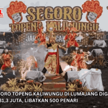 Pagelaran Segoro Topeng Kaliwungu di Lumajang Diguyur Anggaran Rp331,3 Juta, Libatkan 500 Penari