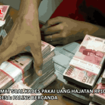 Penjelasan Camat soal Kades Pakai Uang Hajatan Rp100 Juta untuk Isi Perangkat Desa: Paling Bercanda